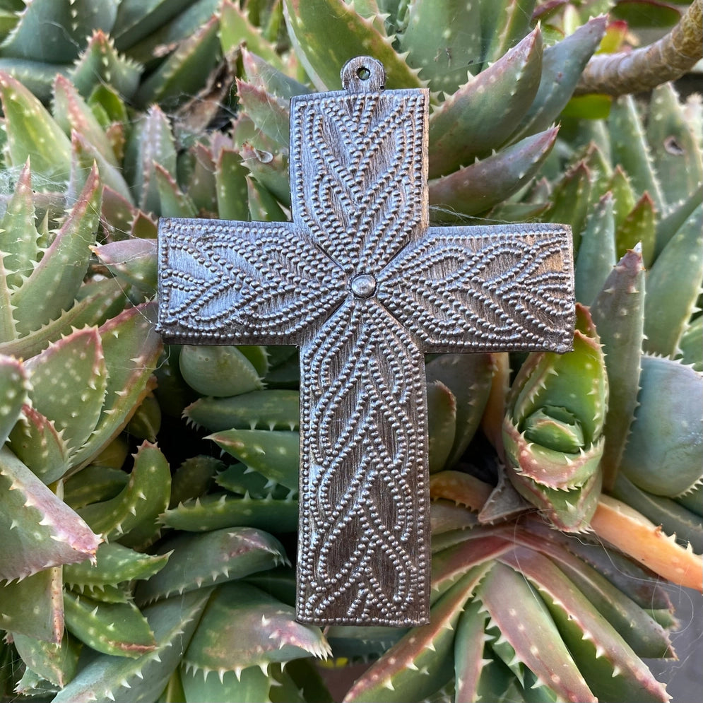 3.5" x 2 3/4" Milagro Crosses, Set 3, Religious Décor 