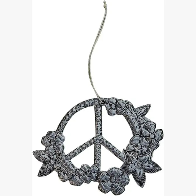 Mini Peace Ornament, 4" x 3"