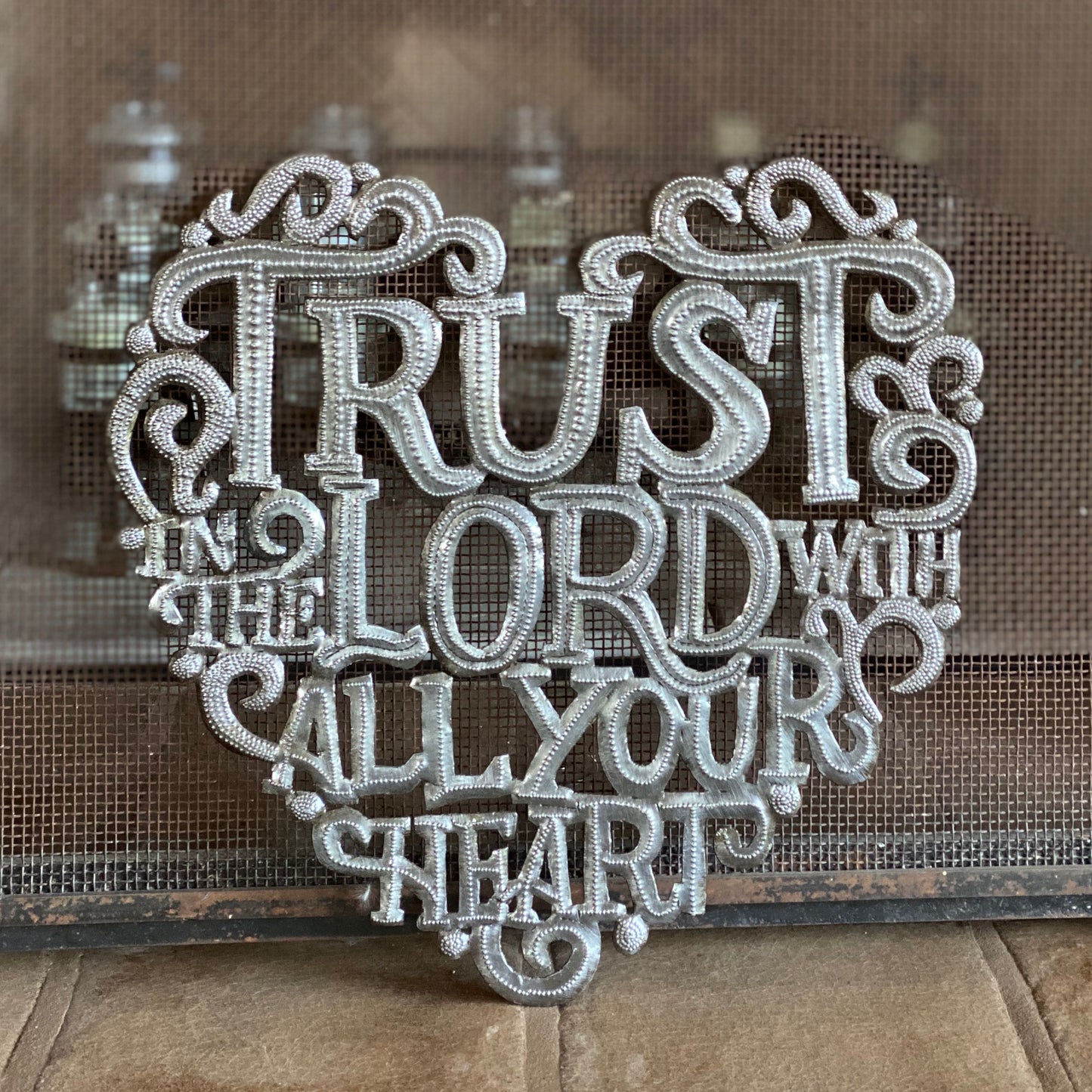 Trust in the Lord with all your Heart Wall Hanging Plaque