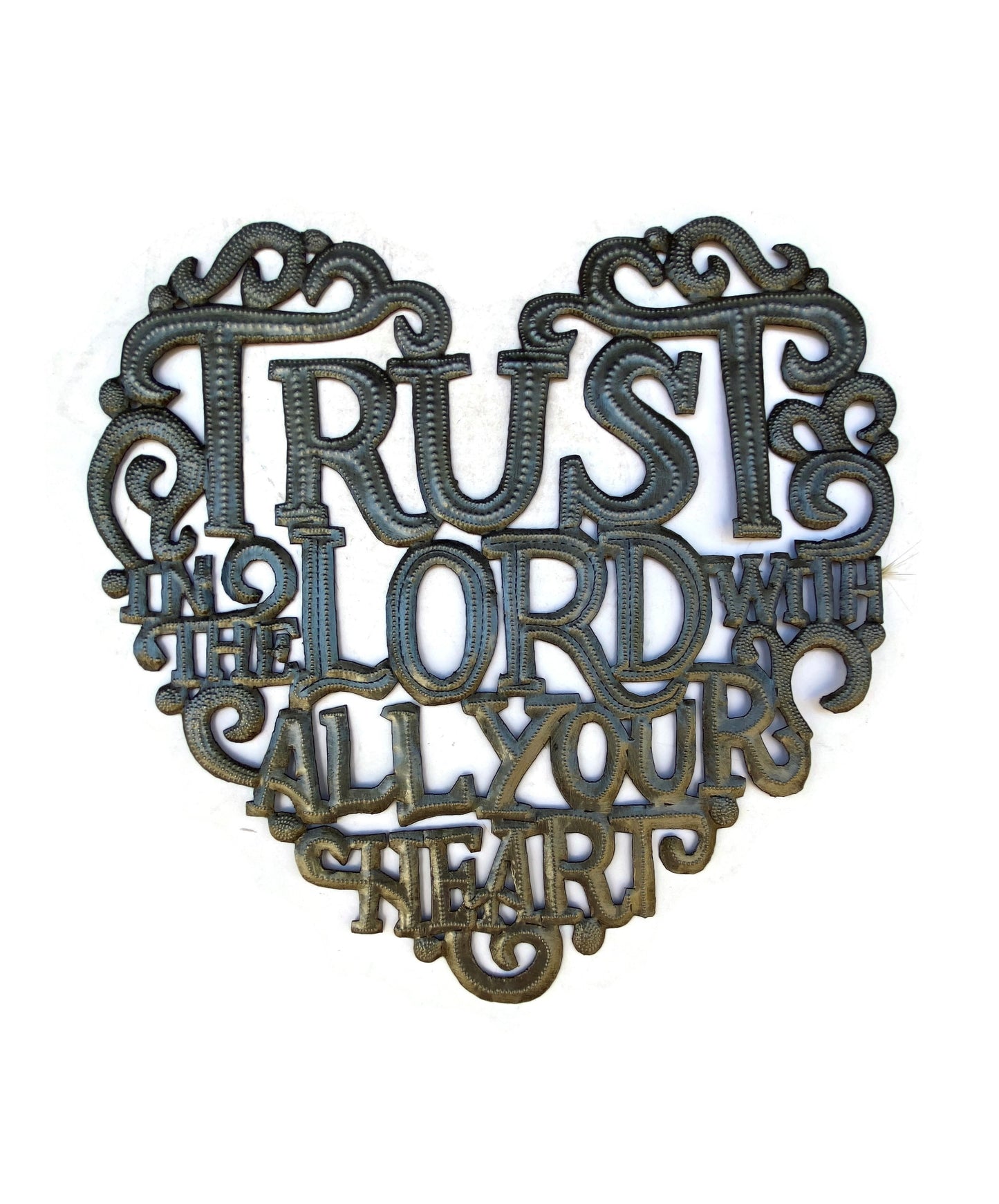 Trust in the Lord with all your Heart Wall Hanging Plaque