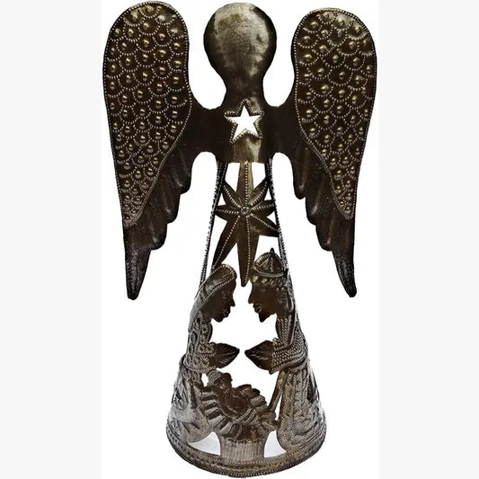 Nativity Scene, Standing Angel 14" x 7" x 4"