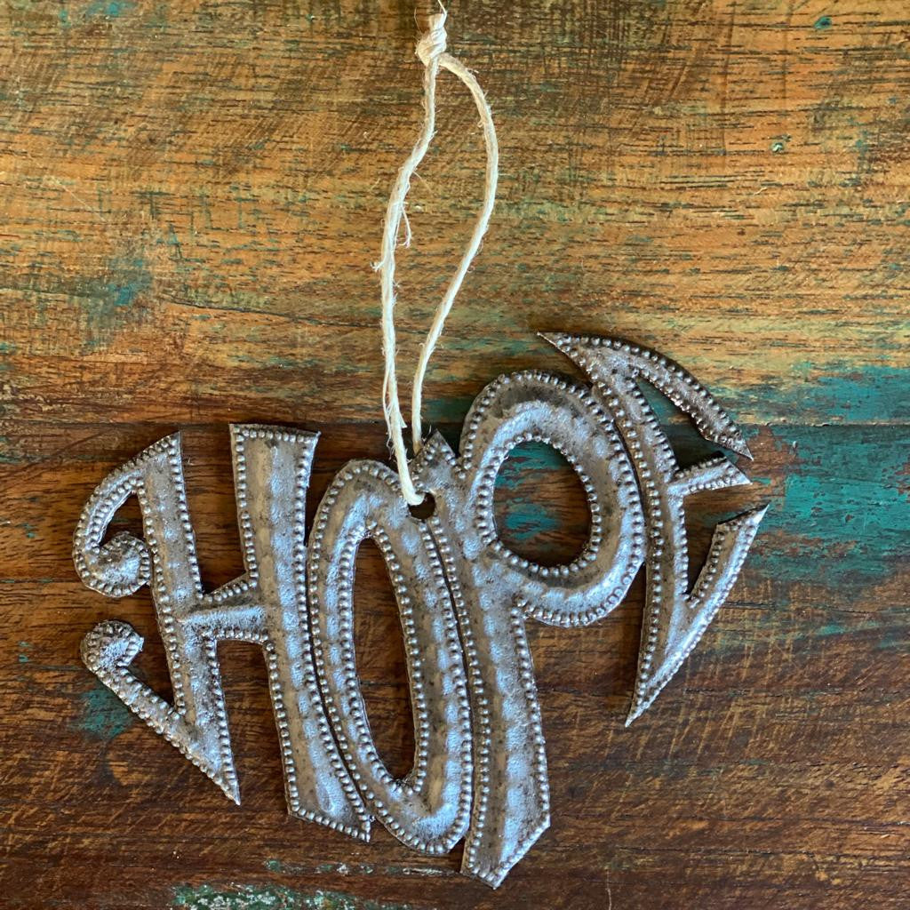 4"x3" Spread Hope, $3.50 ea. Heart Shaped Ornament (set/2)