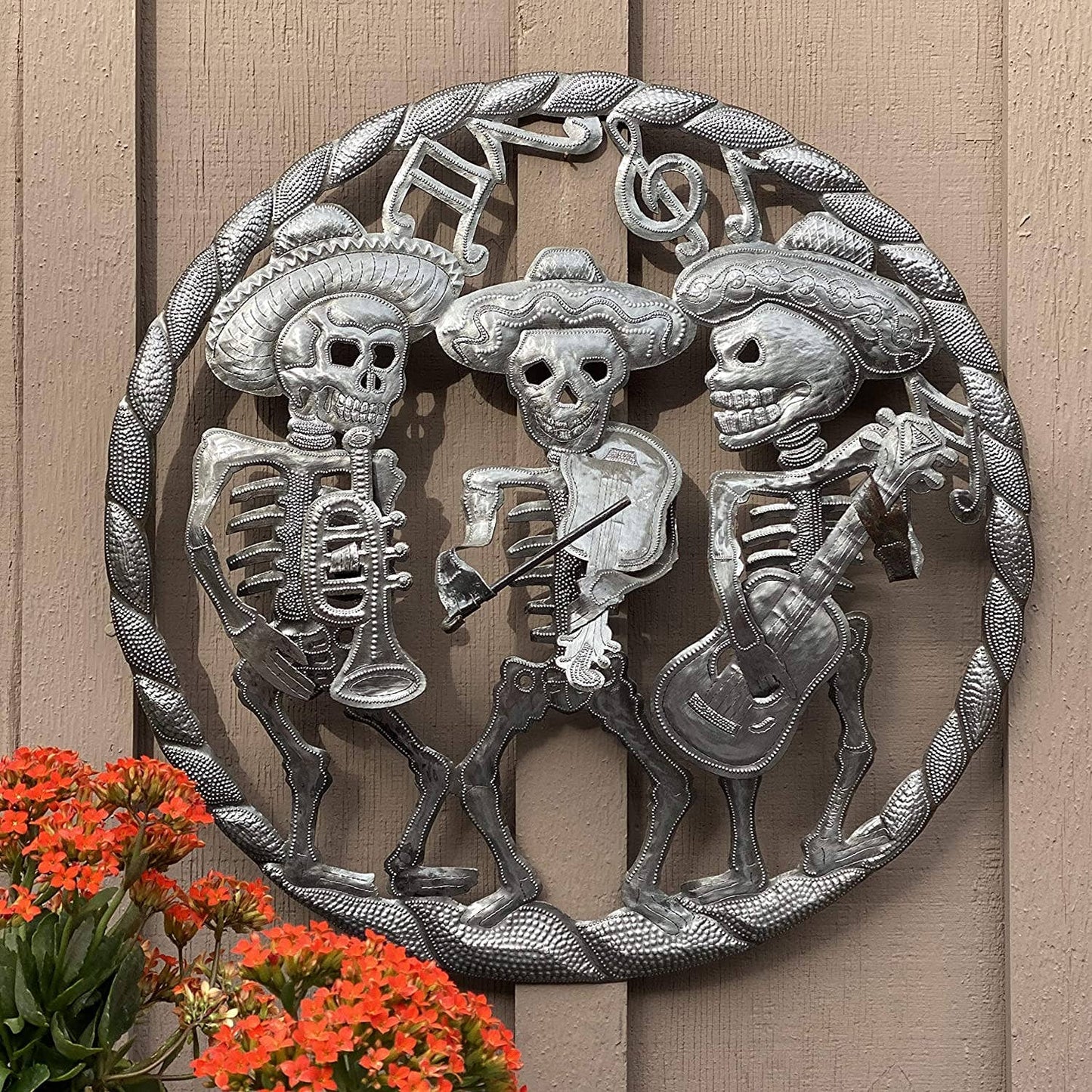 23" Mariachi Band, Skeleton, Day of Dead, Haitian Fair Trade