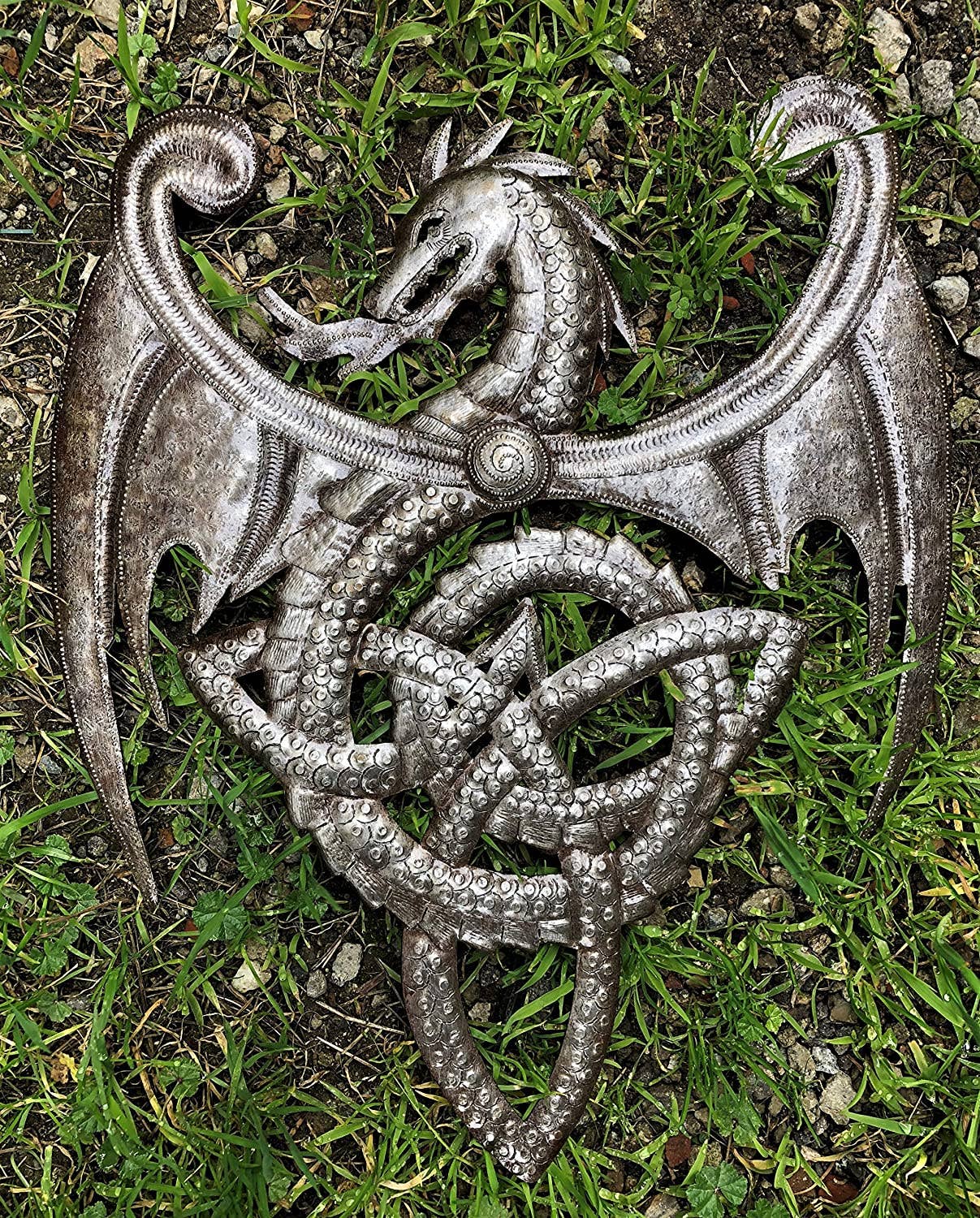 14.5" x 17" Dragon, Metal Art, Mythical, Celtic, and Gothic