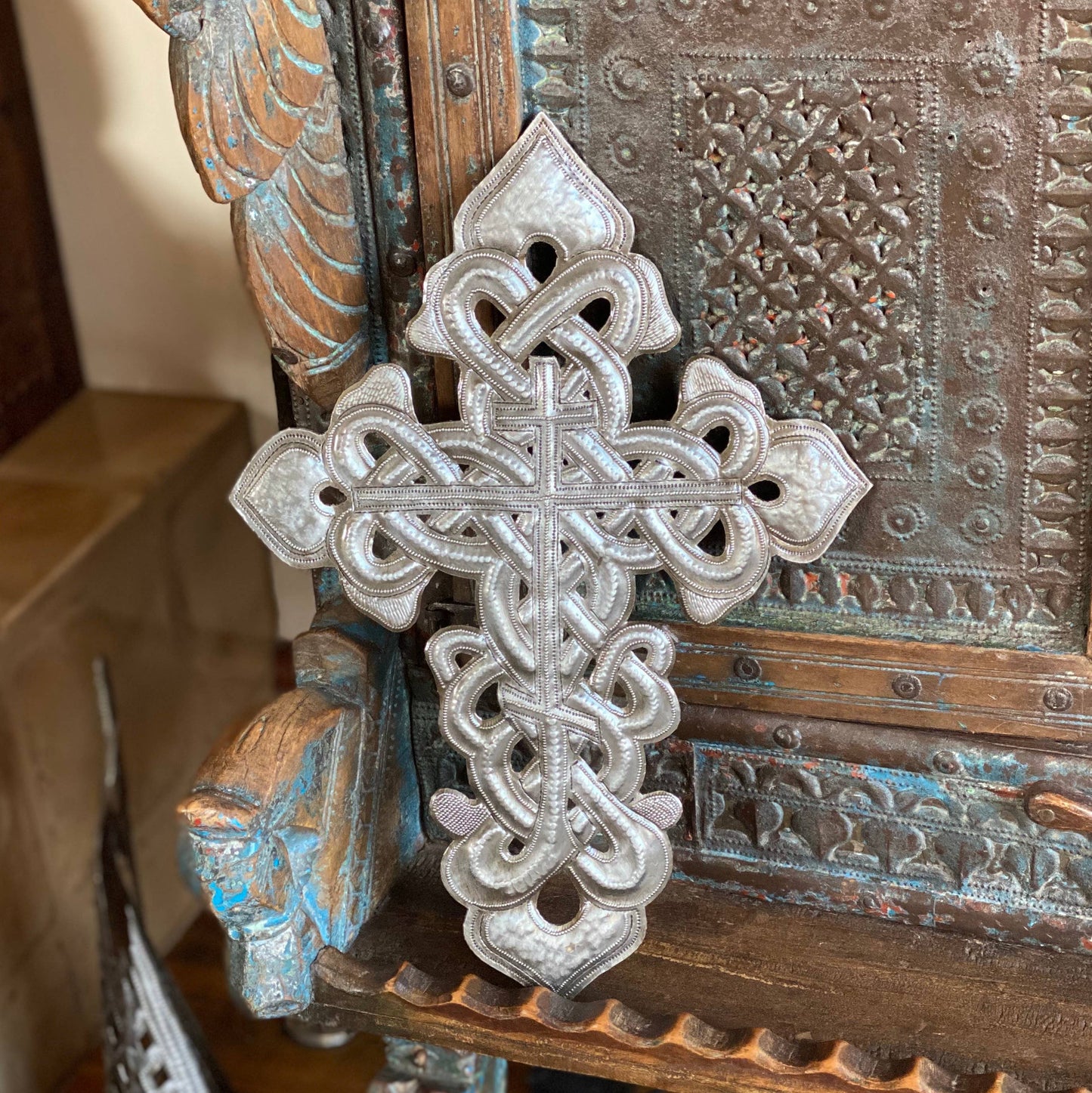 10" x 15" Celtic Cross, Symbolic Cross, Religious Handmade