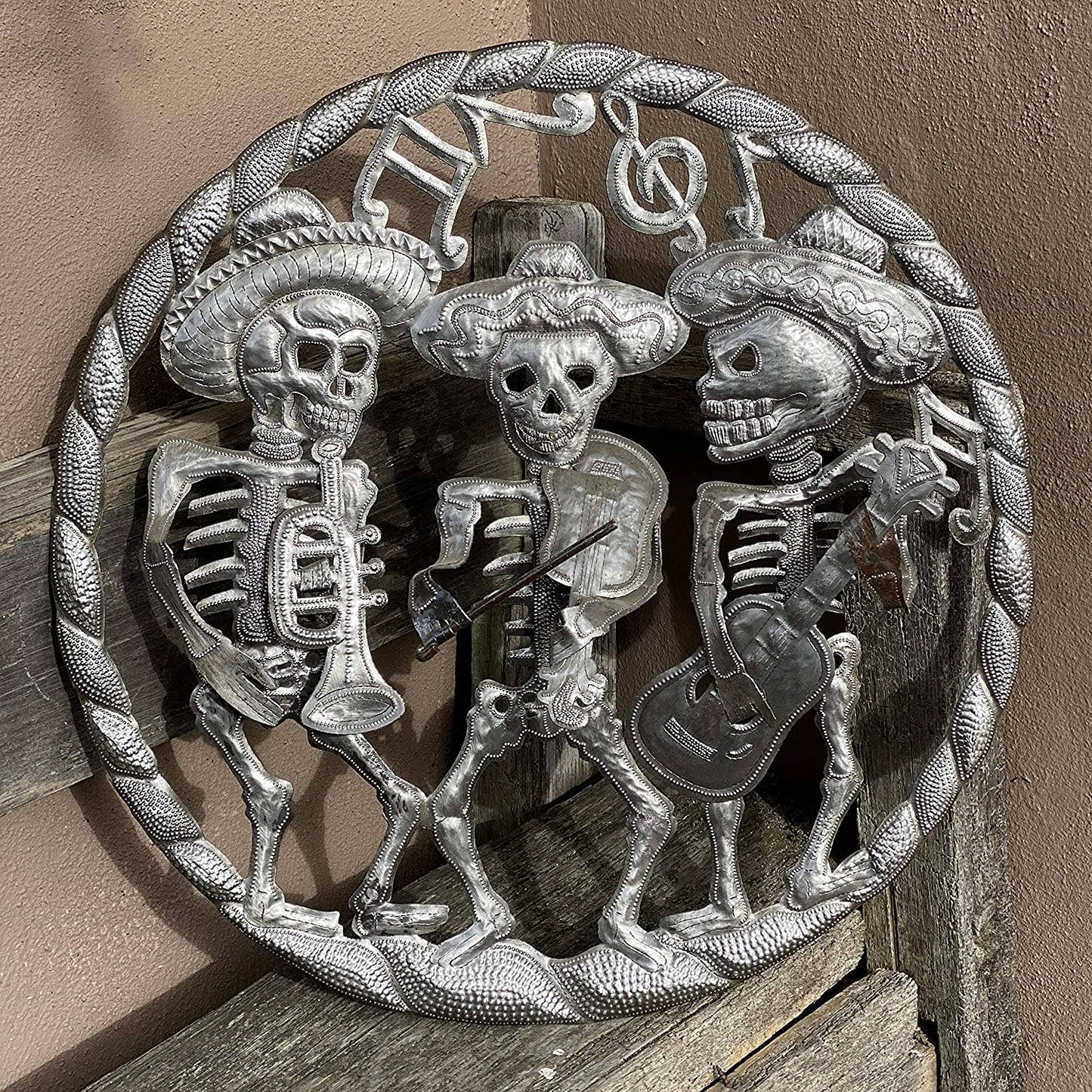 23" Mariachi Band, Skeleton, Day of Dead, Haitian Fair Trade